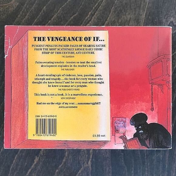 Vtg Book | The Vengeance of If by Steve Bell black and white cartoon collection - Picture 3 of 8